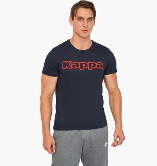 Футболка чоловіча Kappa Mezza Manica Girocollo Con Stampa Logo Pet Blue K1335-BLUNAVY