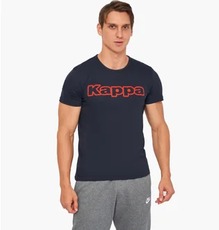 Футболка мужская Kappa Mezza Manica Girocollo Con Stampa Logo Pet Blue K1335-BLUNAVY