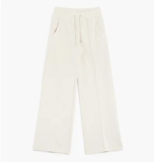 Штаны женские Nike Sportswear Essential High Waisted Wide Leg Pants Beige FB8490-104