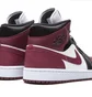Кросівки жіночі Air Jordan Wmns 1 Mid Se Black/Bordo CZ4385-016