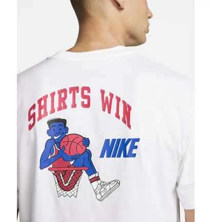 Футболка чоловіча Nike MenS Basketball T-Shirt White DO2246-100