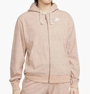 Толстовка женская Nike W Nsw Gym Vntg Easy Fz Hoodie Beige Dm6386-609