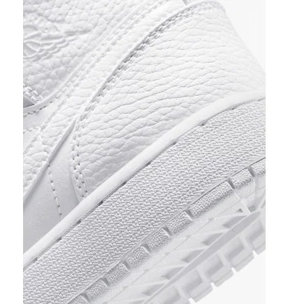 Кроссовки детские Air Jordan Air 1 Mid Bg White 554725-130