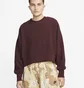 Світшот жіночий Nike Sportswear Plush Cropped Crewneck Sweatshirt Bordo Dq6844-652