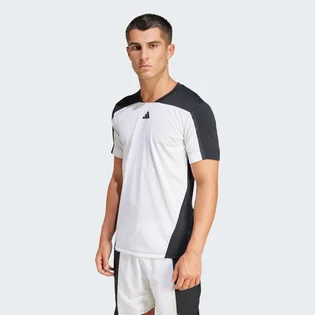 Футболка чоловіча Adidas Tennis Heat.Rdy Pro Freelift T-Shirt White/Black IS8967