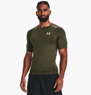 Термобелье унисекс Under Armour Hg Armour Comp Ss Olive 1361518-390