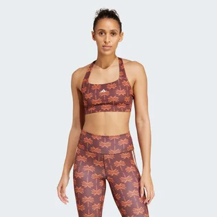 Топ жіночий Adidas X Farm Rio Medium-Support Bra Brown JE4031