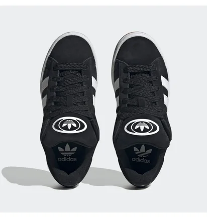 Кроссовки детские Adidas Campus 00S Gum Gs Black HQ6638