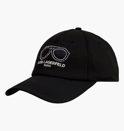 Кепка унісекс Karl Lagerfeld Paris Glasses Black L5WH7946-BLK