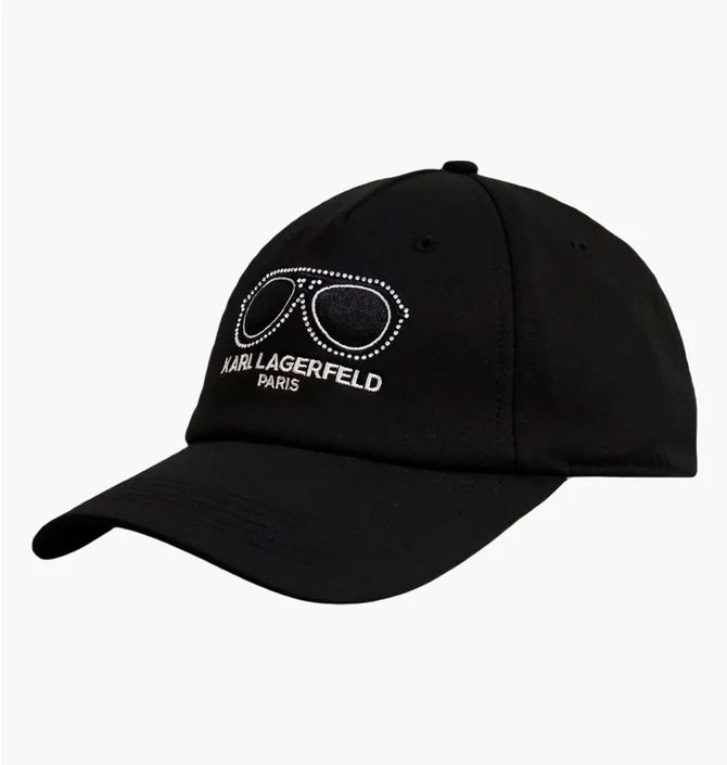 Кепка унісекс Karl Lagerfeld Paris Glasses Black L5WH7946-BLK