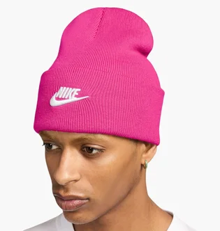 Шапка унисекс Nike Peak Tall Cuff Futura Pink FB6528-615