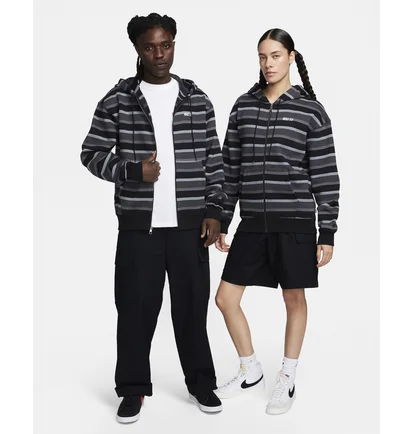 Толстовка унісекс Nike Sb Full-Zip Fleece Skate Hoodie Grey FN2512-065