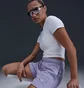 Шорты женские Nike Nsw Club Flc Ft Mr 4 Violet HJ1282-533