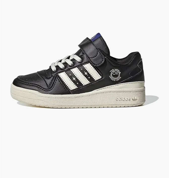 Кроссовки детские Adidas André Saraiva X Forum Low Little Kid Black GZ1759