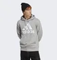 Худи мужское Adidas Essentials French Terry Big Logo Hoodie Grey Ic9364