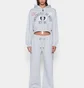Спортивный костюм женский Ksubi College Origin Zip Hoodie & Carter Wide Trakpant Grey WSP26FL002-WSP26PA005