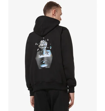 Худи мужское AUSTRALIAN Punch Hoodie Fleece Black HCUFE0062-003
