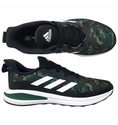 Кроссовки женские Adidas Fortarun K Black/Camo GV9466