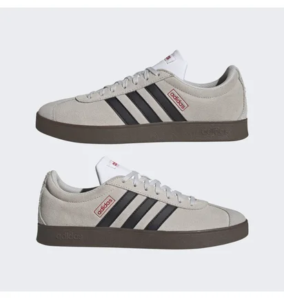 Кроссовки мужские Adidas Vl Court Lifestyle Skateboarding Suede Shoes Grey Hq1802