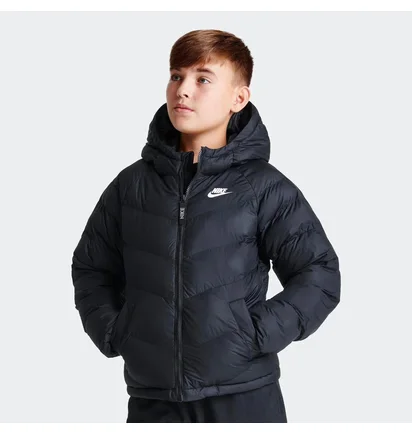 Куртка детская Nike Hooded Puffer Black FN7730-010