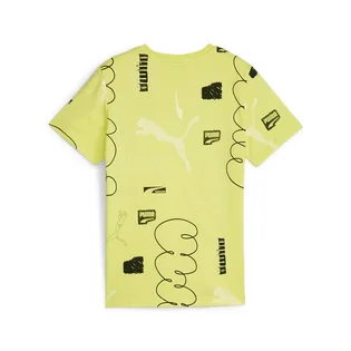 Футболка детская Puma Classics Brand Love Aop Green 679965-38