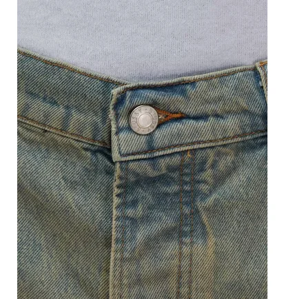 Шорты унисекс Stussy Big Ol Light Blue 112296-2588