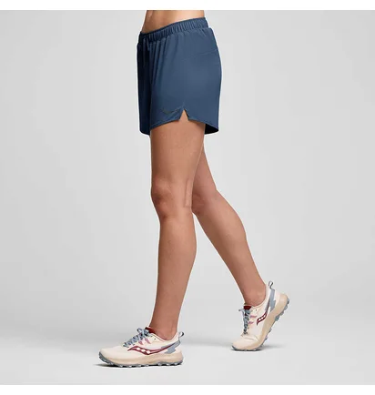Шорты женские Saucony Peregrine 4 Short Blue SAW800481-NV