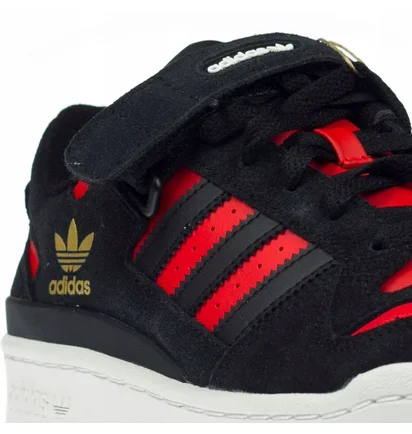 Кроссовки унисекс Adidas Forum Low Black HR1942