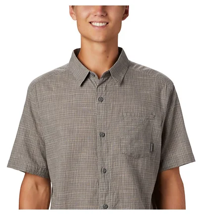 Рубашка мужская Columbia Under Exposure Short Sleeve Shirt Grey AJ1238-023