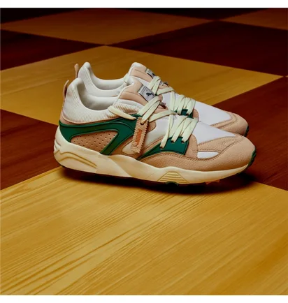 Кросівки унісекс Puma Players Lounge Blaze Of Glory Sneakers Beige 386346-01