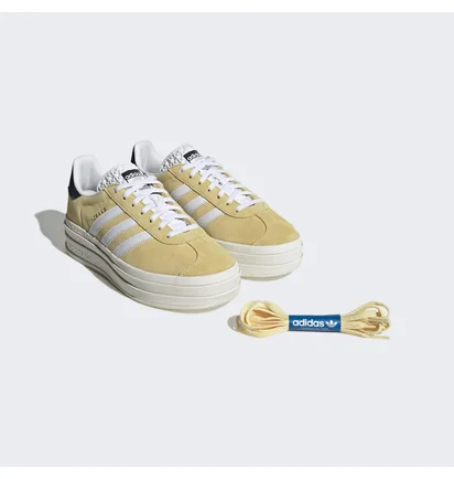 Кросівки жіночі Adidas Gazelle Bold Shoes Yellow HQ6891