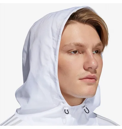 Худи мужское Adidas Three Stripe Cold Ready Hoodie White HF6510