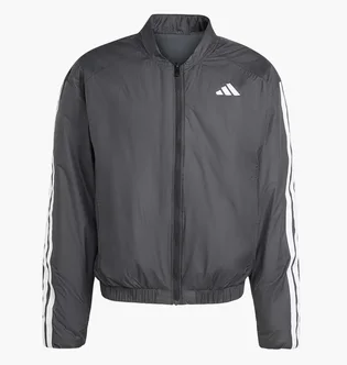 Бомбер мужской Adidas Essentials Climawarm 3-Stripes Insulated Grey JV5172