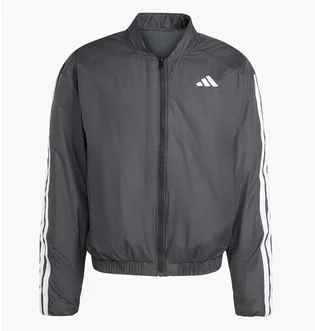 Бомбер мужской Adidas Essentials Climawarm 3-Stripes Insulated Grey JV5172