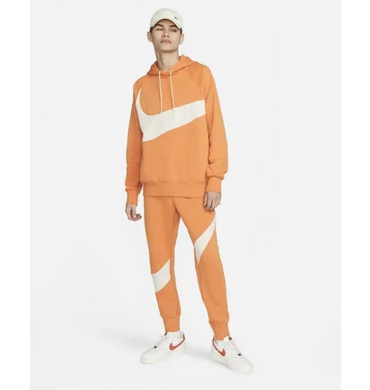 Худі чоловіче Nike Sportswear Swoosh Tech Fleece Orange DD8222-808
