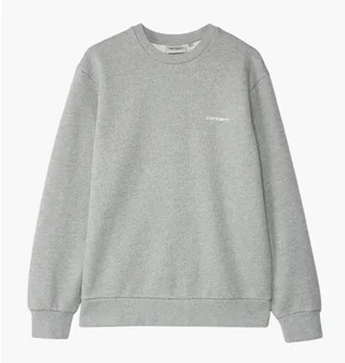 Свитшот мужской Carhartt WIP Script Embroidery Grey I034496.00DXX