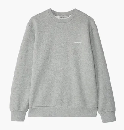 Світшот чоловічий Carhartt WIP Script Embroidery Grey I034496.00DXX
