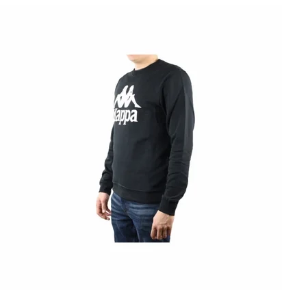 Свитшот мужской Kappa Sertum Rn Sweatshirt Black 703797194006