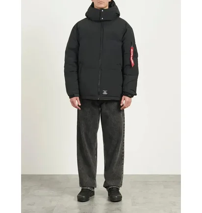 Пуховик мужской Alpha Industries Puffer Parka Black MJP55501C1-001