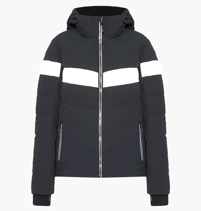 Куртка женская CMP Jacket Zip Hood Mechanical Str Grey 34W4586-U901