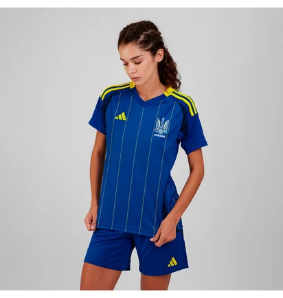 Футболка женская Adidas Ukraine 24 Performance Blue IP2179