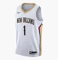 Майка мужская Nike Zion Williamson Pelicans Association Edition 2020 Nba Swingman Jersey White CW3601-107