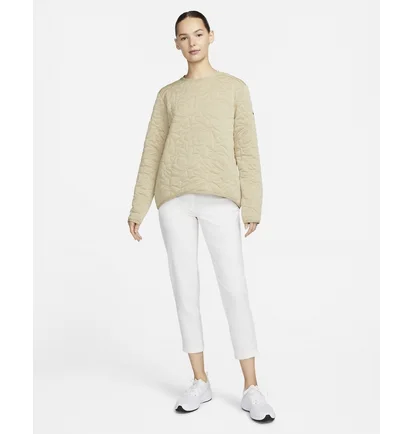 Лонгслив женский Nike Dri-Fit Long-Sleeve Golf Mid Layer Beige DO6790-250