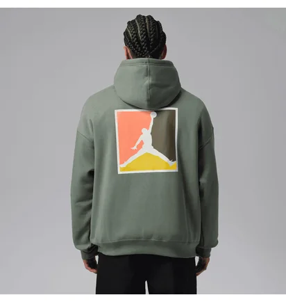 Худи мужское Air Jordan Brooklyn Fleece Green HV0544-351