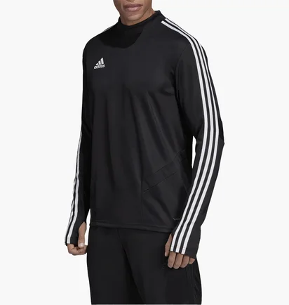 Лонгслив мужской Adidas Long-Sleeve T-Shirt Tiro19 Tr Top Black DJ2592