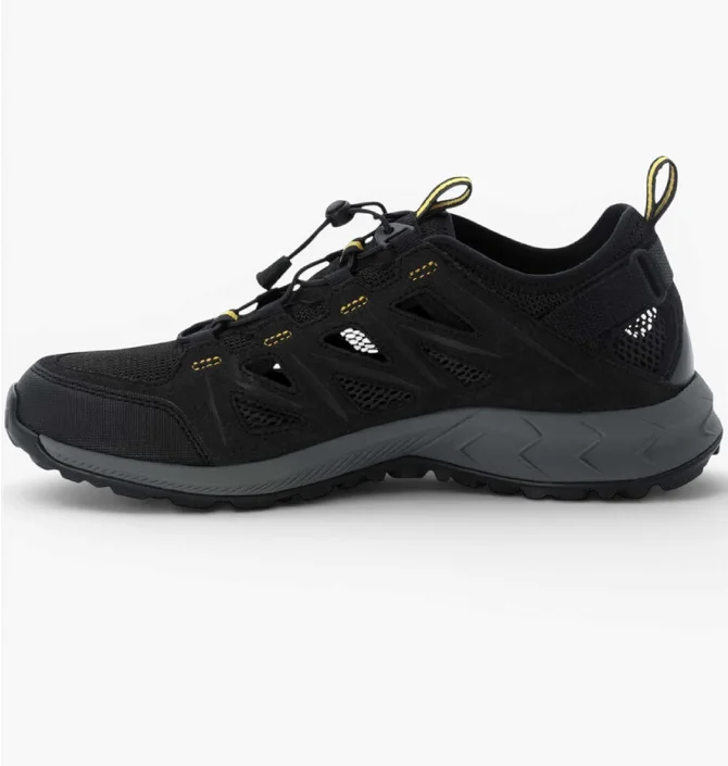 Кросівки чоловічі Jack Wolfskin Woodland 2 Hybrid Low Black 4051301-6357