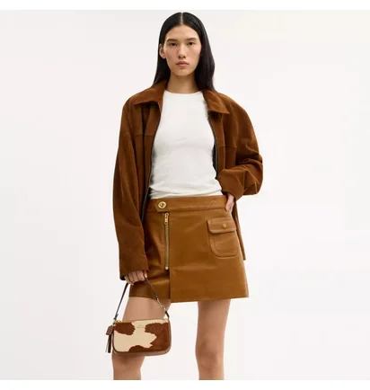 Сумка жіноча Coach Nolita 19 In Haircalf With Cow Print Multi CDW34