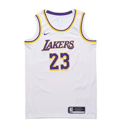Майка чоловіча Nike Nba Los Angeles Lakers Lebron James Association Edition Swingman White CW3595-101