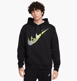Худи мужское Nike Sportswear Fleece Hoodie Black FZ0201-010
