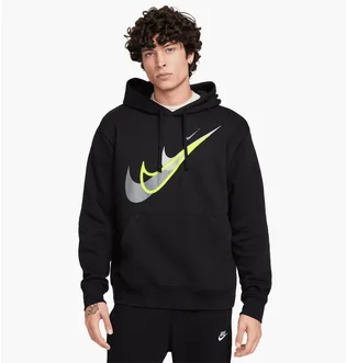 Худи мужское Nike Sportswear Fleece Hoodie Black FZ0201-010